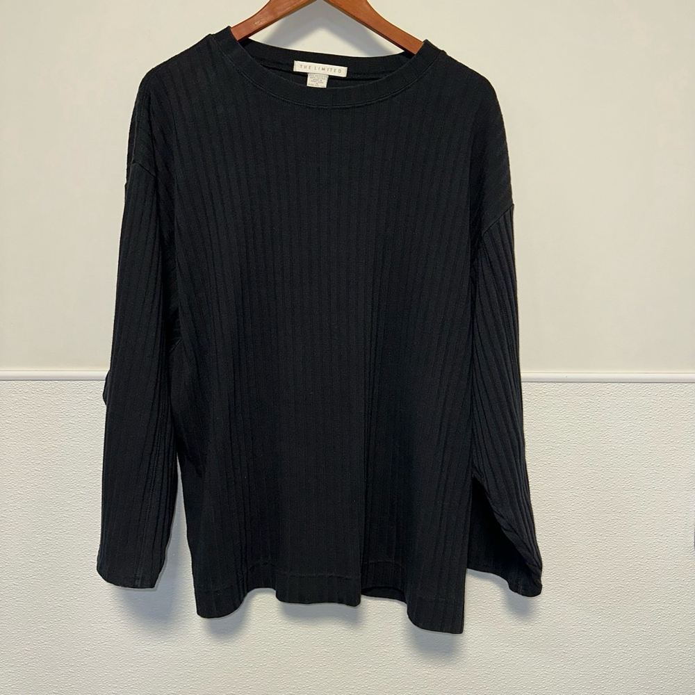 The Limited Long Sleeve Sweater Top Size Medium Black Women’s